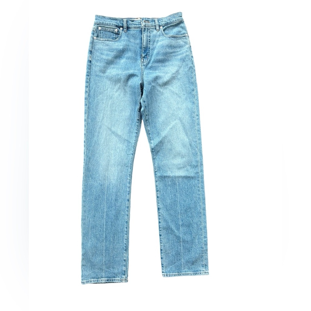 Madewell Blue Straight Jeans Versatile Everyday Style
